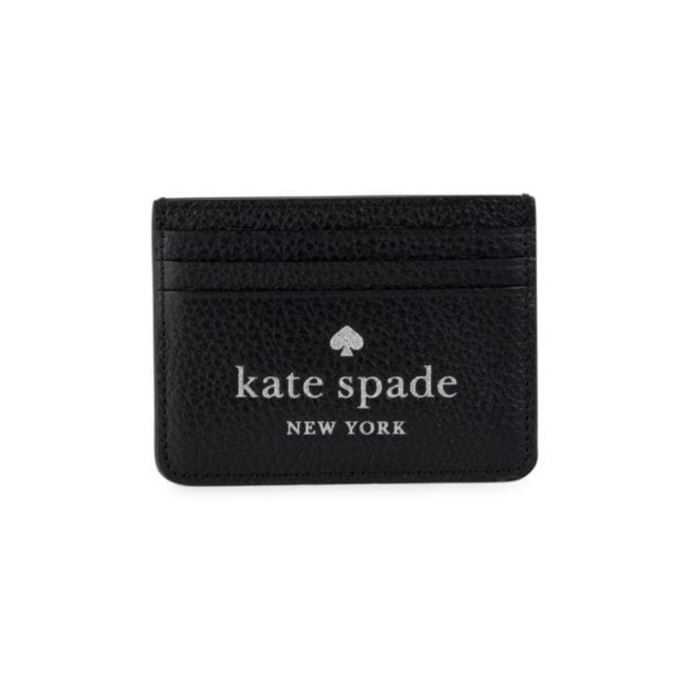 Kate Spade Small Slim Logo Leather Card Case